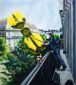 Un balcon, boulevard Haussmann (d‘après Caillebotte et Jeff Koons) - pastel sur papier - 21x24cm - 6 sur 10 - 2014