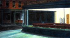 D‘après Hopper - pastel sur papier - 35 x 17 cm - 2017