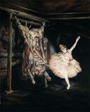 L‘Etoile (d‘après Degas et Rembrandt) - pastel sur papier - 29 x 35 cm - 2014